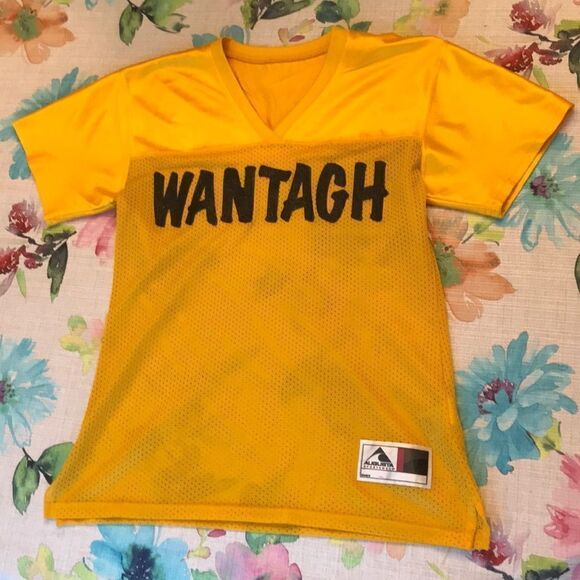 🔹Black & Gold Wantagh Jersey Junior’s Medium - Picture 1 of 7